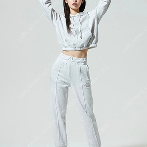 르꼬끄 우먼 트레이닝복세트 (크롭후드티+조거팬츠)