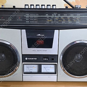 산요 Sanyo 붐박스 스테레오