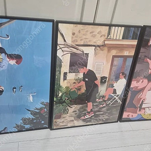 (판매중) 김정윤작가 포스터+액자
