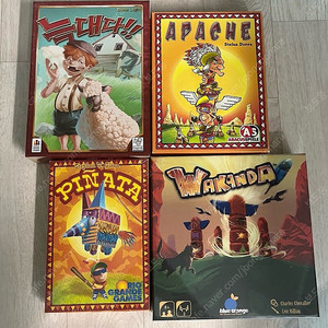 보드게임 피나타 / 늑대다! / 아파치 / 와칸다