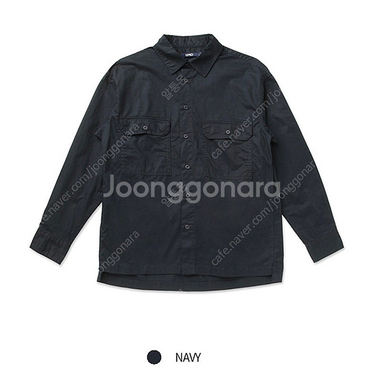 [새 옷] 스파오 워커 솔리드 루즈핏 셔츠 L사이즈 네...--0