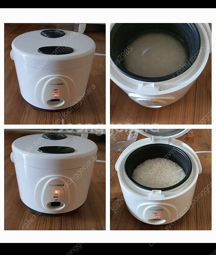 3인용전기밥솥리빙홈+야채다지기채칼2가지모두깔끔하고작동잘됨저렴히2만5천원(수원)--2