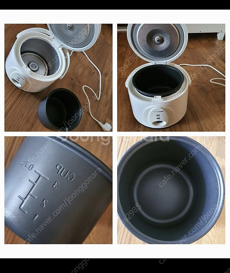 3인용전기밥솥리빙홈+야채다지기채칼2가지모두깔끔하고작동잘됨저렴히2만5천원(수원)--4