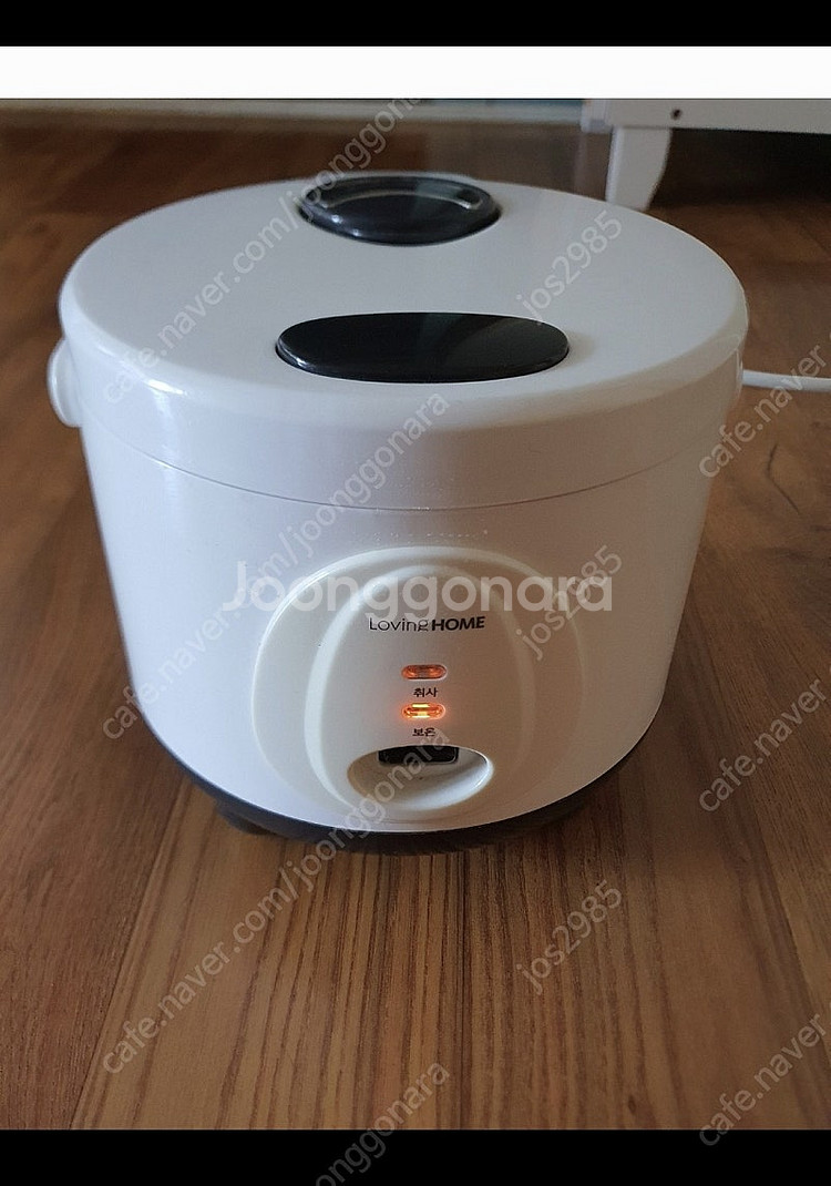 3인용전기밥솥리빙홈+야채다지기채칼2가지모두깔끔하고작동잘됨저렴히2만5천원(수원)--6