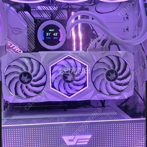 화이트 컨셉 pc( i7 11700, 3080ti hof)