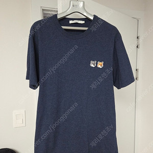 메종키츠네 더블폭스 반팔티셔츠 XL