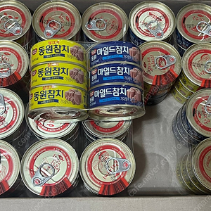 택배비무료/동원 살코기 참치 90g 30캔 + 마일드참치 90g 30캔 총60캔 혼합제품