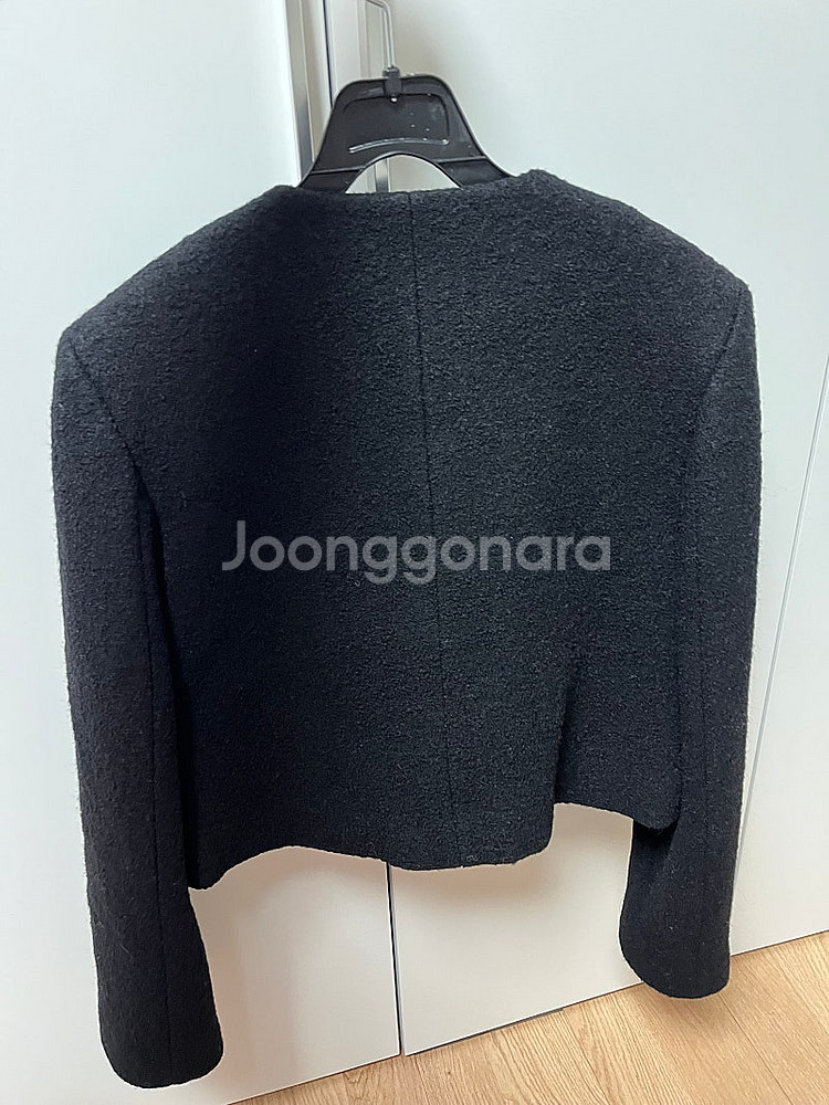 안젤라비안코 블랙 울100 자켓--4