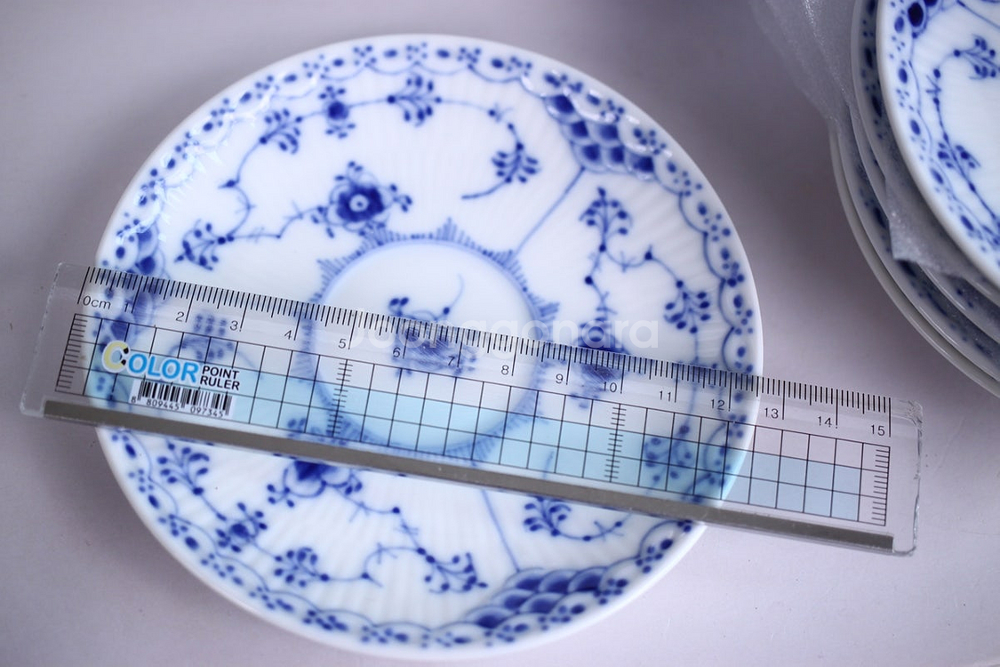 로얄 코펜하겐 블루 플루티드 하프레이스 데미잔(#719) 듀오 Royal Copenhagen--4