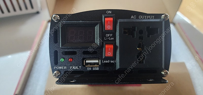 국산 벨류텍 순수 정현파 12v인버터 300w 미사용 이미지