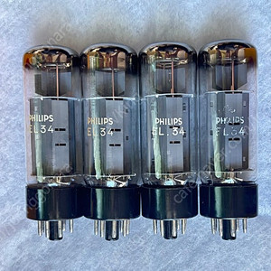 Mullard/Philips 멀라드 EL34/6CA7. Xf4 NOS NIB 메치콰드 판매
