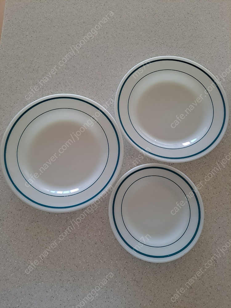 앵커호킹 블루밴드 대접시2 소접시1 세트 이미지