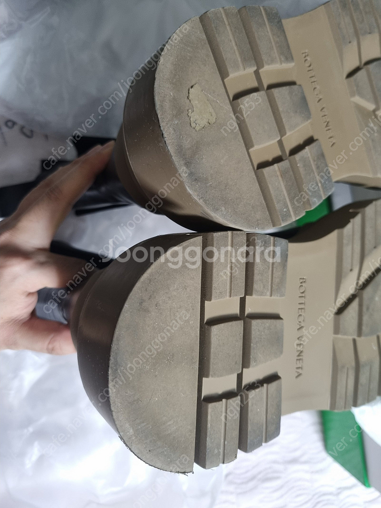 보테가 베네타 타이어 첼시 부츠 40--5