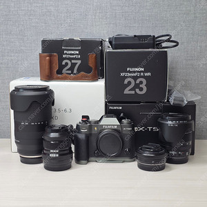 x-t50, 27mm f2.8, 23mm f2, 18-55 f2.8-4, 18-300 f3.5-6.3