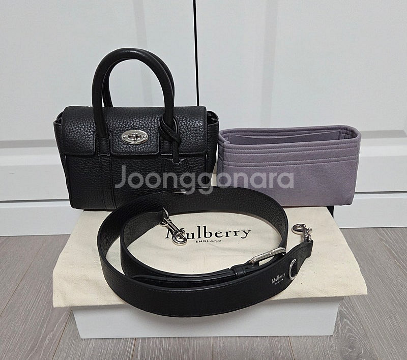 (정품) 멀버니 미니 베이스워터 블랙 새상품 (이너백 ...--0