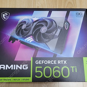 MSI RTX 5060 Ti 게이밍 OC D7 16GB 트윈프로져