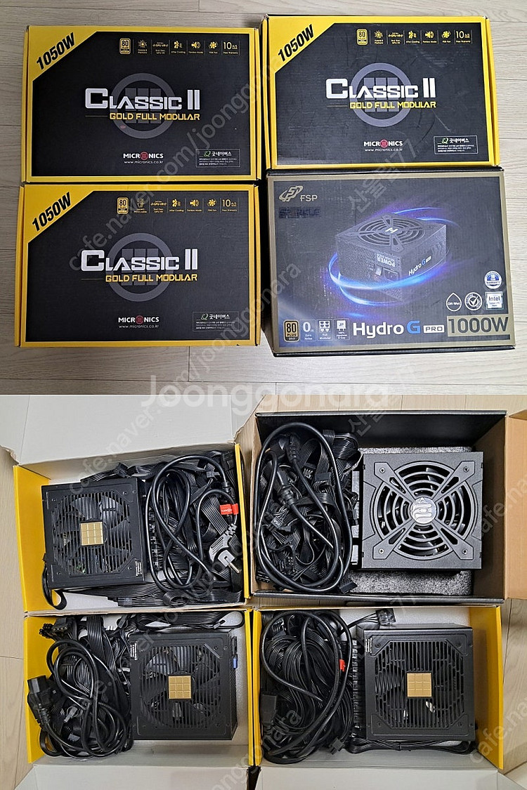 마이크로닉스 풀모듈 1050w 골드 파워, FSP 1000w 풀모듈 골드 풀모듈 파워 팝니다--0