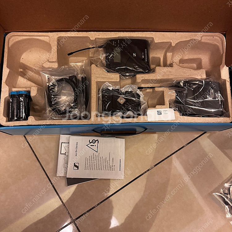 젠하이저 ew 112P G4-K+ 무선마이크 (미사용품신품)--2