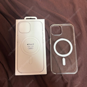 아이폰15 Apple 정품 아이폰 맥세이프 투명 케이스