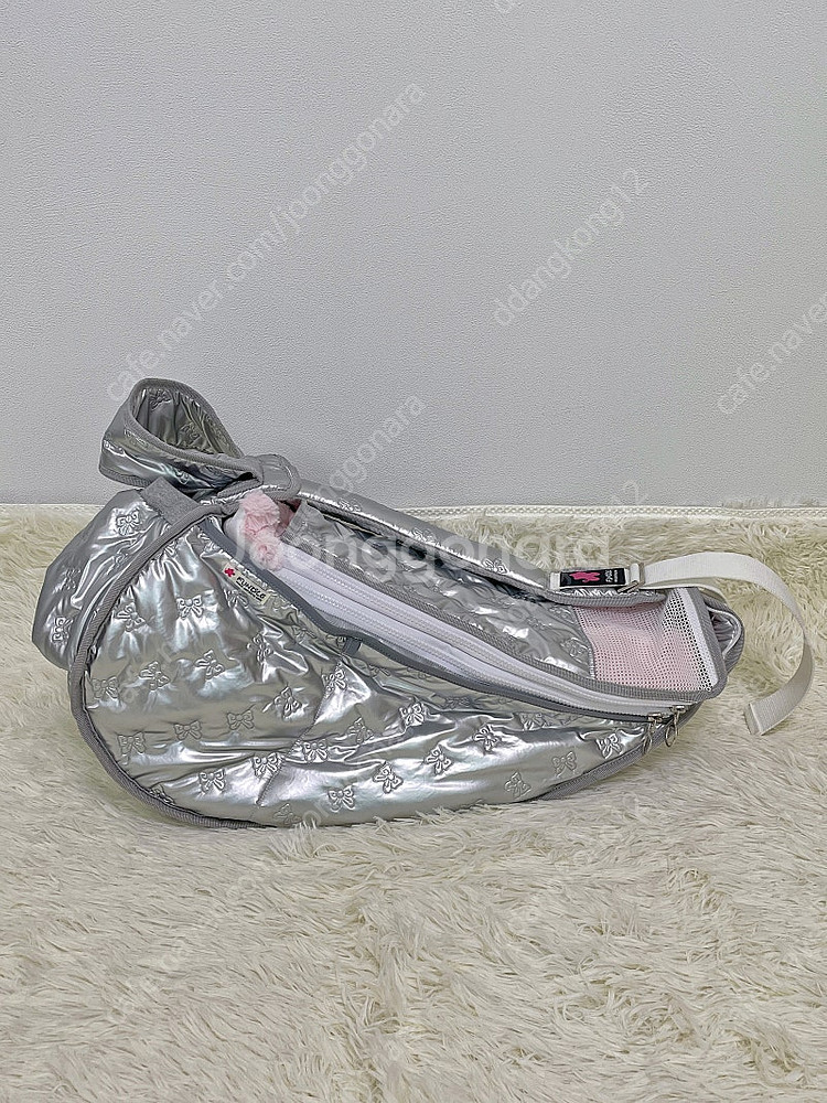 (1번사용) 펀들 키치 실버색상 슬링백 풀구성 ~5kg...--1