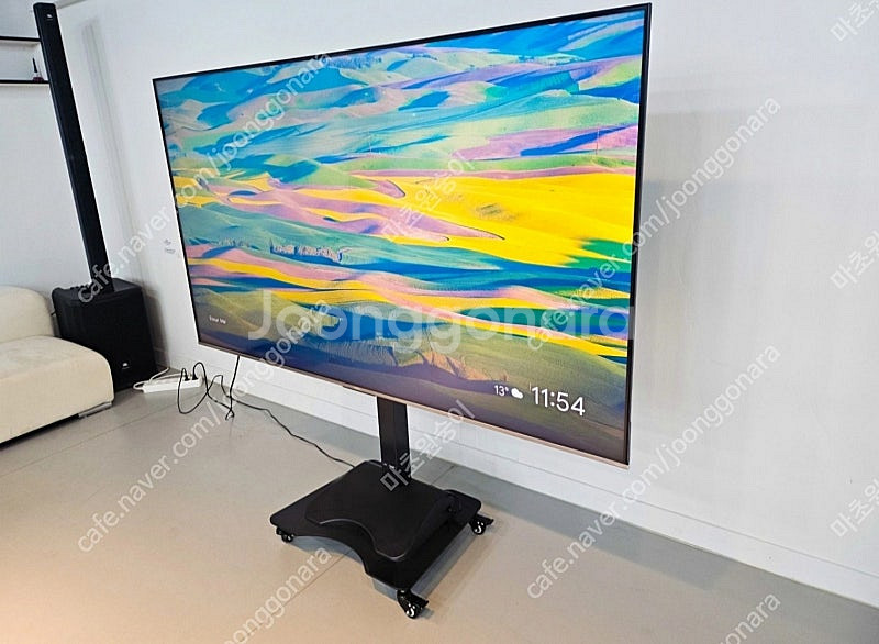상태GOOD!! 스마트 TV + (높이조절 리모콘) 카...--3