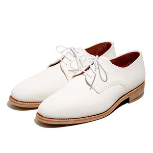 (UK9.5)샌더스 화이트 벅스 스웨이드 더비 SANDERS White 알든 에드워드그린 크로켓앤존스 Paraboot 드레익스 아나토미카 오어슬로우