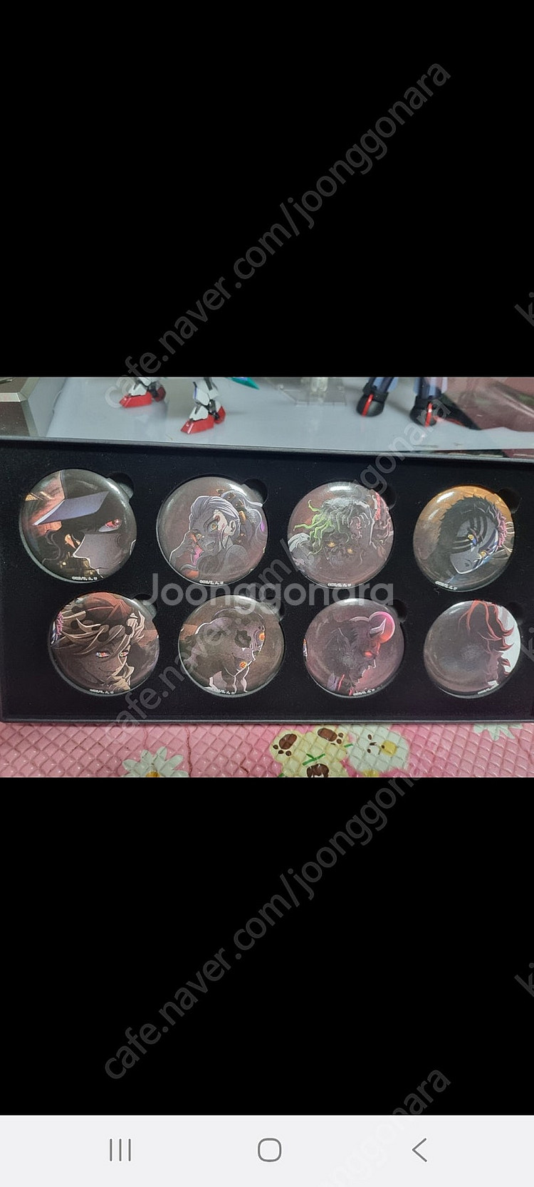 귀멸의칼날 애니플렉스 한정 도공마을 상현집결 뱃지--0