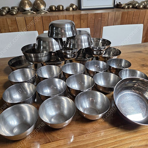 캠핑용 통스테인레스 식기 세트 34p