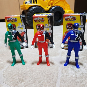 파원레인저 SPD 피규어 3종 일괄