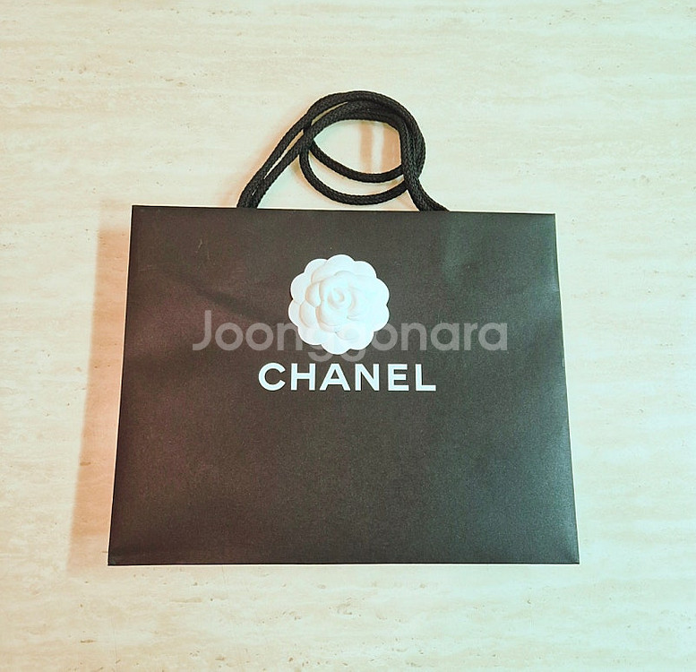 [백화점정품]샤넬 쇼핑백+까멜리아 set,샤넬 종이가방...--0