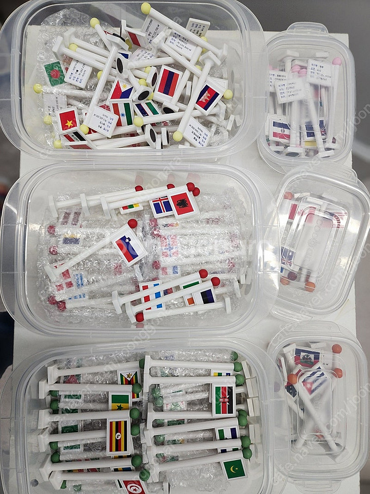 하나몬테소리 세계 자석만국기, 키즈에이원 세계국기 3단카드, 아가월드 만국기--2