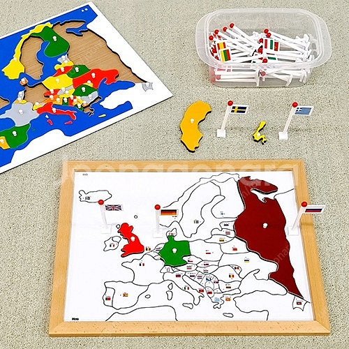 하나몬테소리 세계 자석만국기, 키즈에이원 세계국기 3단카드, 아가월드 만국기--4