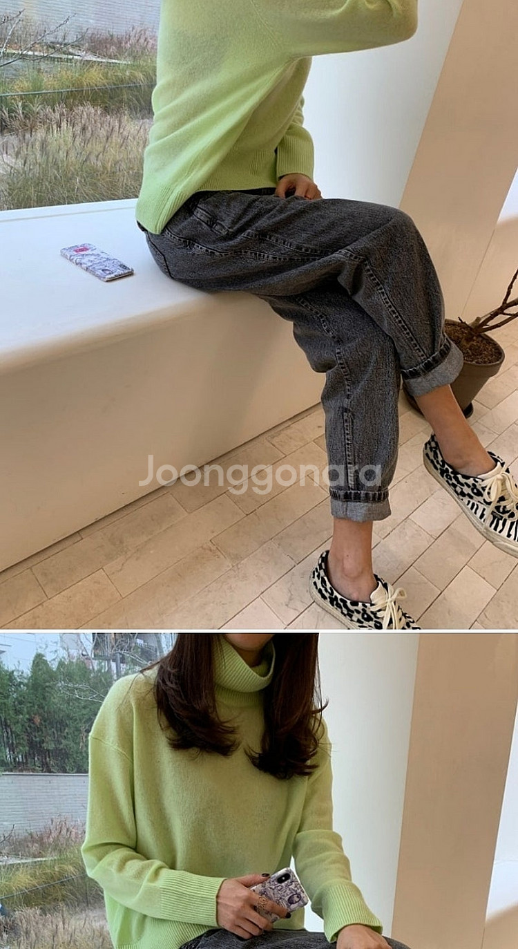 soyoom 소윰 퓨어 캐시미어 100% 터틀넥 스웨터...--2