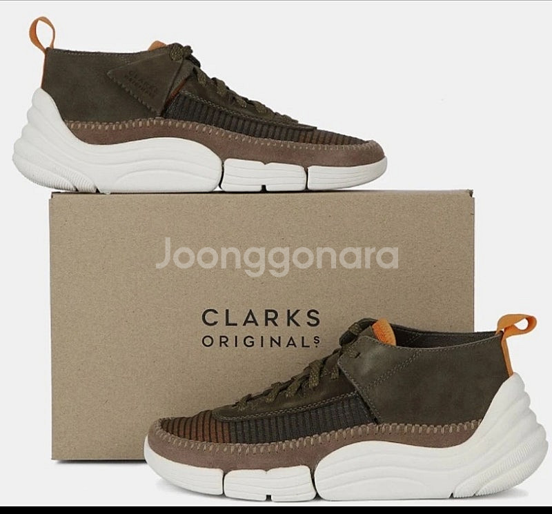 클락스 남성 스니커즈 트리제닉 EU 42(운동화기준 275)새제품--0