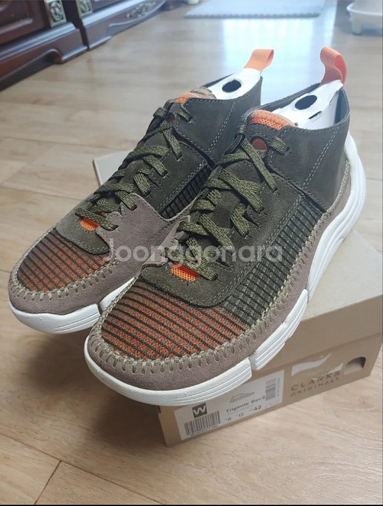 클락스 남성 스니커즈 트리제닉 EU 42(운동화기준 275)새제품--6