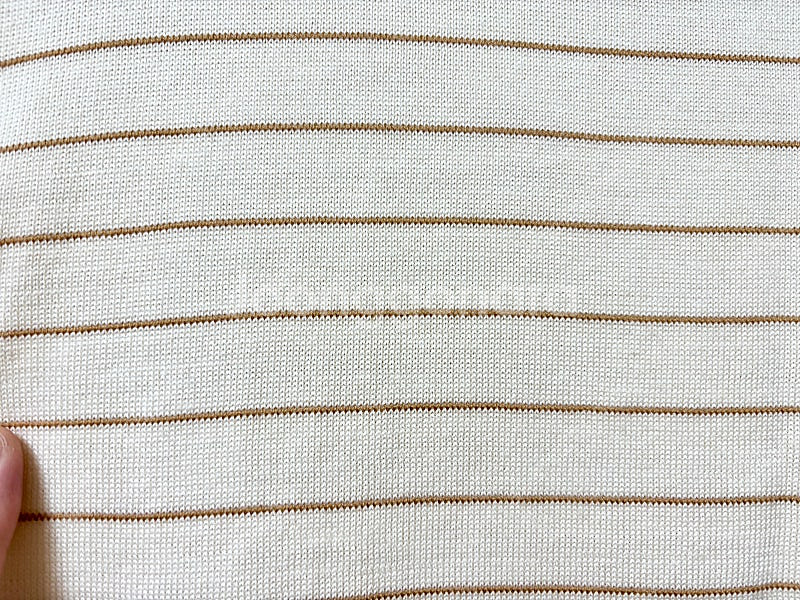 스틸바이핸드 스트라이프 울 니트 46 일본산--2