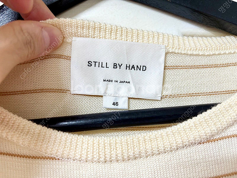스틸바이핸드 스트라이프 울 니트 46 일본산--5
