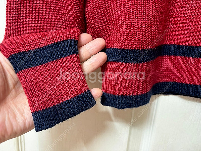 McGREGOR 올드 맥그리거 성조기 울 니트 라지--3