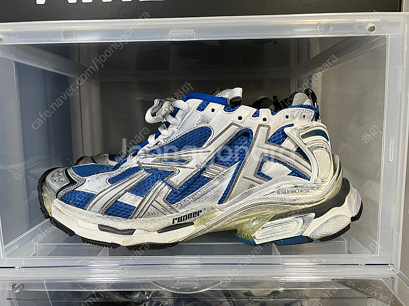 발렌시아가 뉴러너 블루&화이트 45 (300mm)--0