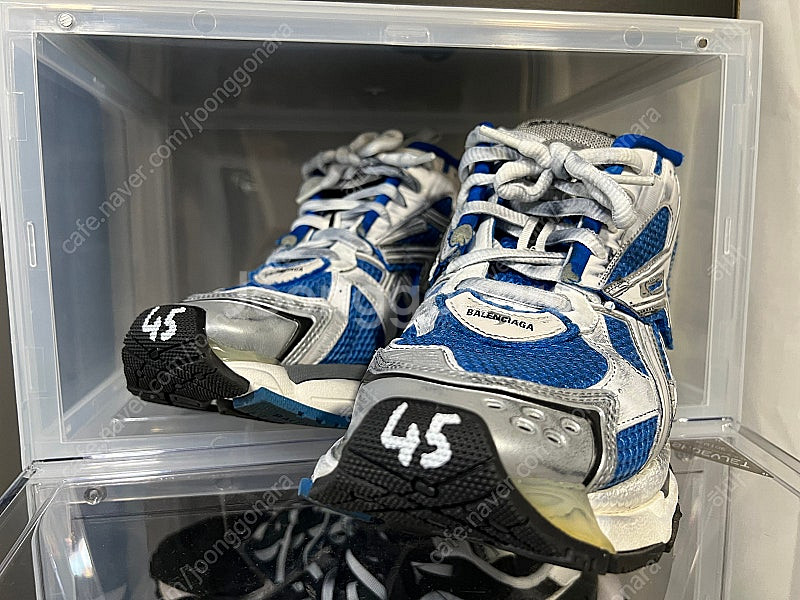 발렌시아가 뉴러너 블루&화이트 45 (300mm)--1