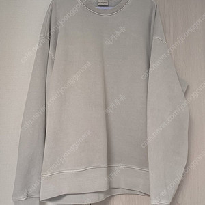 소버먼트 피그먼트 맨투맨 티셔츠 문그레이 M사이즈 판매