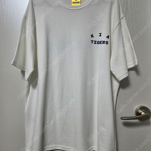 기아 타이거즈 아이앱 티셔츠 (XL, 흰색)