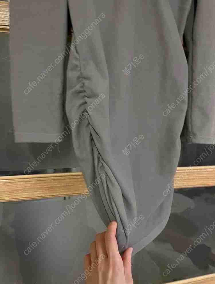 셔링 원피스 겨울 슬림 원피스--1