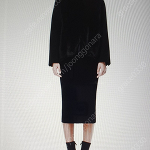 타임 밍크퍼 양모 혼방 집업점퍼