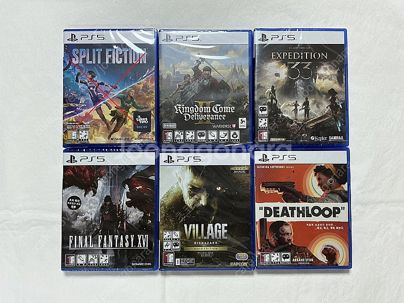 [미개봉] PS4 PS5 게임 타이틀 팝니다! (디럭스...--3