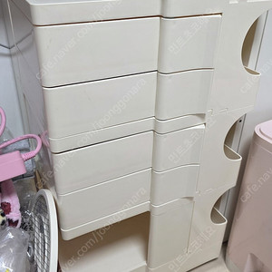 마켓비 회전서랍 트롤리 4단 팝니다