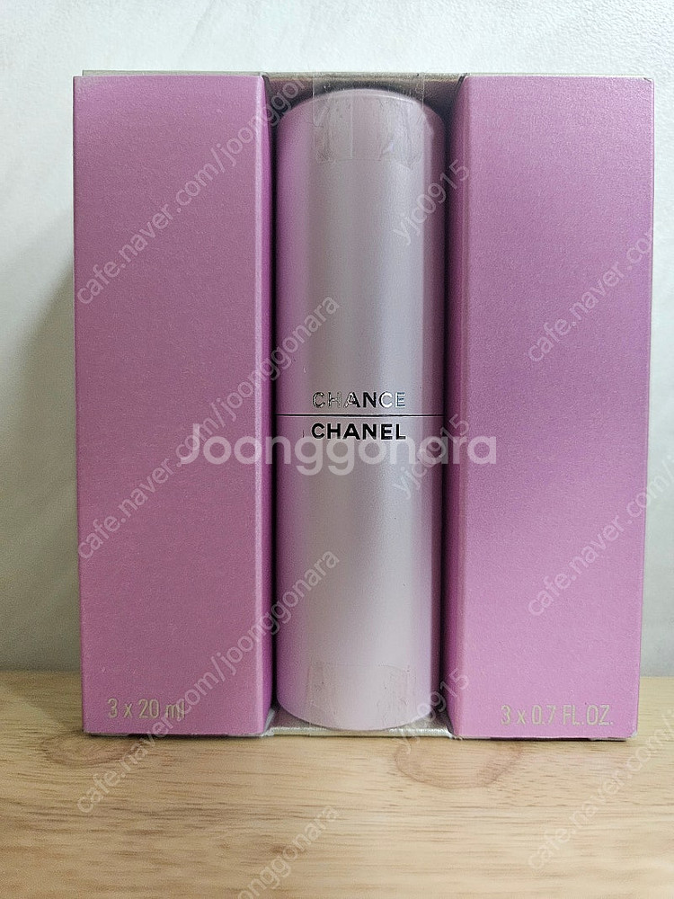 [CHANEL]샹스 오 드 뚜왈렛(3x20ml)126100 새제품 팝니다.--1