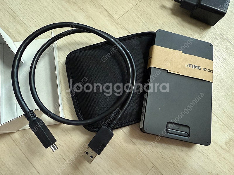 IPTIME HDD3125plus 블랙 외장하드 케이스...--0