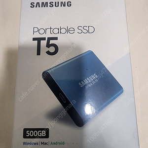 삼성 외장하드 Portable SSD T5 500GB
