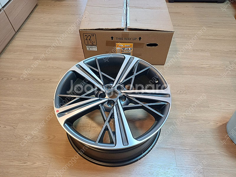 제네시스 GV80 22인치 알루미늄휠 1개--0